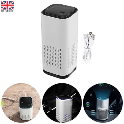 £14.99 • Buy Air Purifier USB Negative HEPA Filter Purify Formaldehyde Smoke For Home Car UK