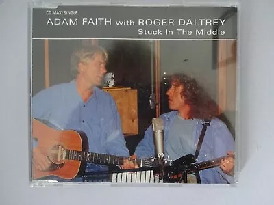 Adam Faith With Rodger Daltrey- Stuck In The Middle- Polygram 1993 - Cd • £5.99