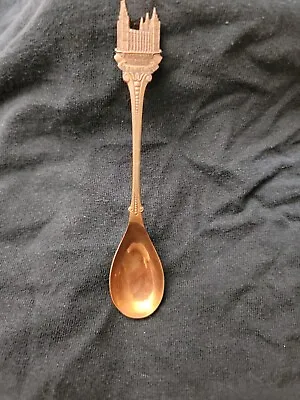 Copper Figural Mormon Temple Salt Lake City Utah Souvenir Spoon US Collectible • $24.99