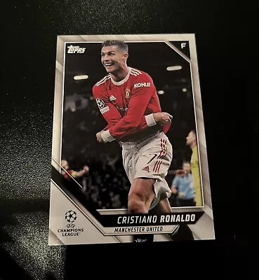 Topps Uefa Champions League Flagship 2021 2022 Cristiano Ronaldo Man Utd Card • £2.85