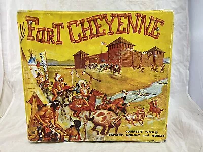 Vintage Ideal Fort Cheyenne Wild West Frontier Playset Marx • $29