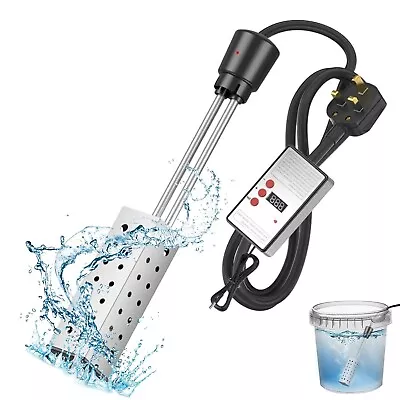 Immersion Water Heater 2500W Electric Submersible Water Heater With 304 Stainle • £29.99