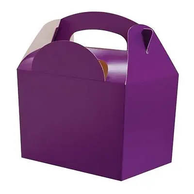 Cadbury Purple ~ Children Birthday Party Meal Boxes Lunch Food Gift Loot Bag Box • £2.99