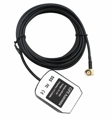 GPS Active Antenna 90-Degree SMA Male Plug 28dB With Magnetic Mount • $6.05