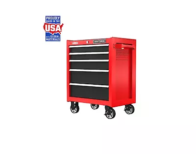 SAVE $100 On  2000 Series 26.5inW X 34in H 5-Drawer Steel Rolling Tool Cabinet • $219.99
