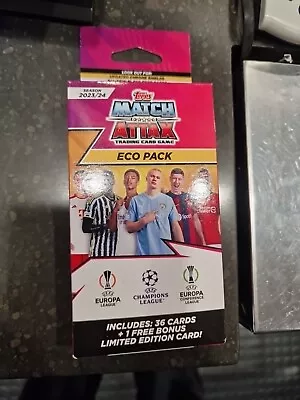 Topps Match Attax 2023/24 Trading Cards Eco Pack 36 Cards + Limited Edition • £7.55