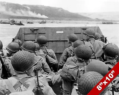 Us Soldiers D-day Invasion Omaha Beach World War 2 Wwii Photo Canvas art Print • $14.99