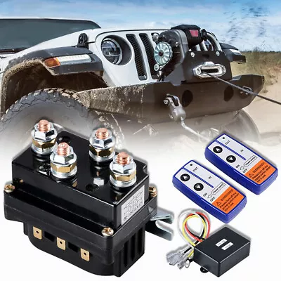 12V Contactor Winch Solenoid Relay For 8000lb-12000lb Winch + Wireless Remote • $49.99