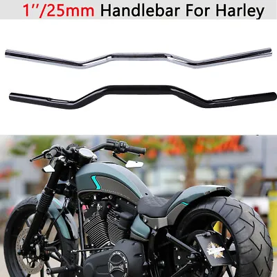 Motorcycle 1  Drag Bar Handlebars For Harley Sportster 883 1200 XL Bobber Custom • $42.70