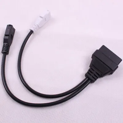 $7.85 • Buy For VW AUDI VAG 2x 2 To 16 Pin OBD2 Adapter Connector Diagnostic Cable New