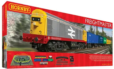 Hornby R1272M Freightmaster Diesel Mixed Freight Starter Train Set • £152.99