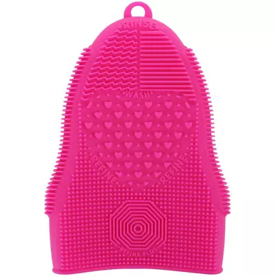 Makeup Brush Cleaner Glove Mat Mitt Silicone Cosmetic Cleaning Scrubber Tool Fac • $11.61