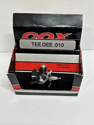 Vintage Control Line Model Airplane Engine Cox TD .010 New In Box • $99