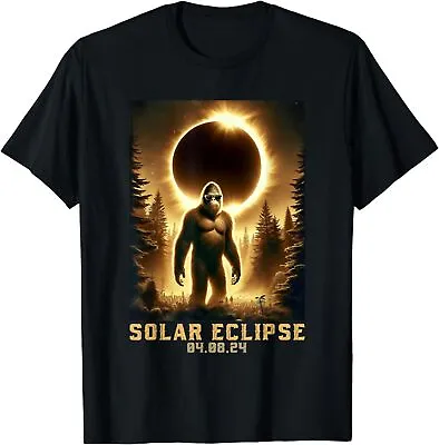 Bigfoot Totality April 8 2024 Total Solar Eclipse T-Shirt • $16.99