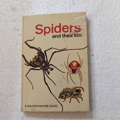 $5 • Buy Spiders And Their Kin 1968 Pocket-Sized Paperback Golden Nature Guide