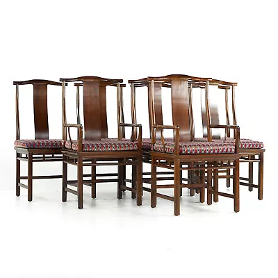 Michael Taylor For Baker Mid Century Far East Dining Chairs - Set Of 8 • $5495