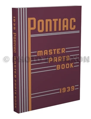 $59 • Buy Pontiac Master Parts Book 1938 1937 1936 1935 1934 1933 1932 1931 1930 1929 