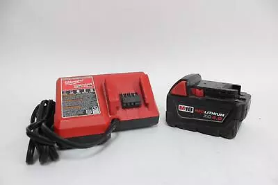 Milwaukee 48-11-1840 M18 18 Volt XC 4.0 Ah Lithium Ion Battery W/ Charger • $59.99