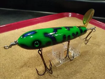 SENNETT 6  PACEMAKER  GREEN GILA MONSTER  Musky Muskie Fishing Lure Crankbait • $80