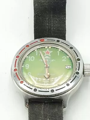 Vostok Amphiba Komandirskie Auotwind Running Wrist Watch • $24.50