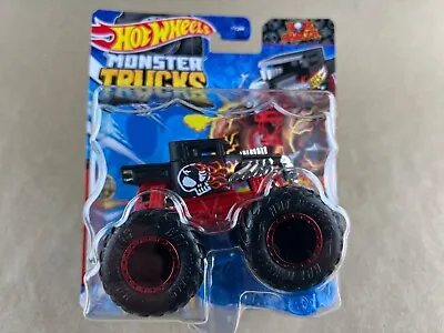 Hot Wheels Monster Trucks 2024 Bone Shaker Black 1:64 Diecast Monster Truck Live • $7.99