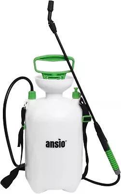 ANSIO Garden Pressure Sprayer Pump Action Weed Killer Water Pump Sprayer • £12.99