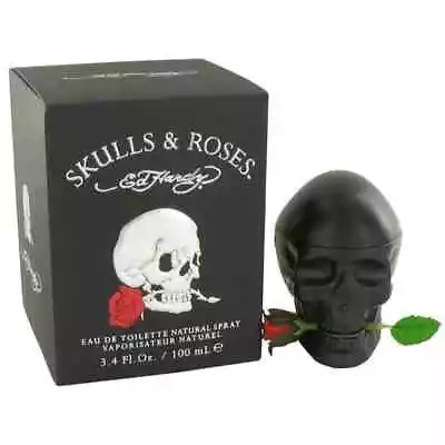 Ed Hardy Skulls And Roses By Ed Hardy 3.4 Oz EDT Spray For Men Eau De Toilette • $37.99