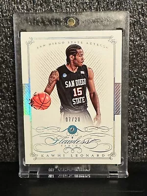 2015 National Treasures Flawless KAWHI LEONARD #60 7/20 • $47.99