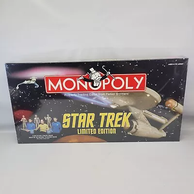 Monopoly STAR TREK LIMITED Edition 2000 Game Collectible Pewter Tokens Open Box • $109.95