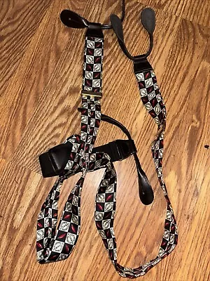 Tabasco Men’s Suspenders TABASCO All Silk With Adjustable Strap Chili Pepper • $5