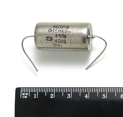 4 Pcs 0.15uF 015uF .15uF 150nF 400V K40Y-9  PIO  Audio Capacitors USSR NOS • $17.95