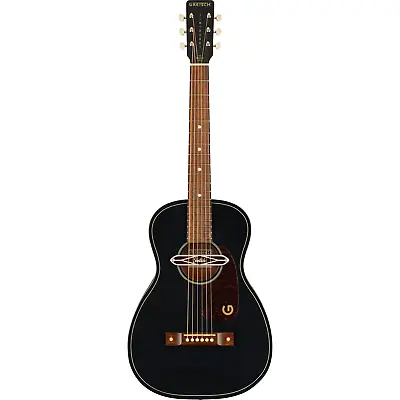 Gretsch Deltoluxe Parlor Acoustic Guitar Tortoiseshell Pickguard Black Top • $279.99