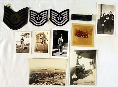 Vintage USAF Missile Maintenance Patch Lot W/ Photographs Nice! LOOK! • $12.95