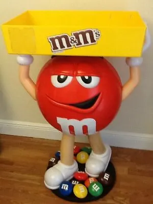 BRAND NEW M&M Red Character Candy Store Display With Storage Tray  FREE SHIPPING • $599.99