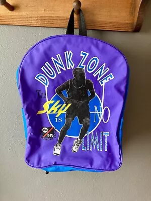 Vintage 90’s Michael Jordan Kids Backpack Bag Dunk Zone ABC Sports Bulls MJ • $39.95