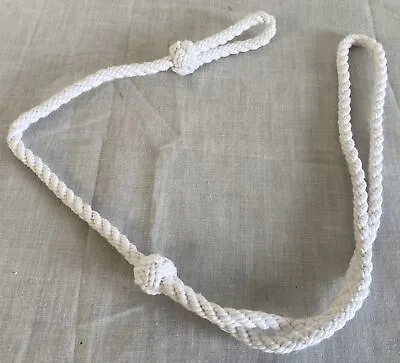 British Military White Rope Cord Shoulder Dress Lanyard Strap • £8.95