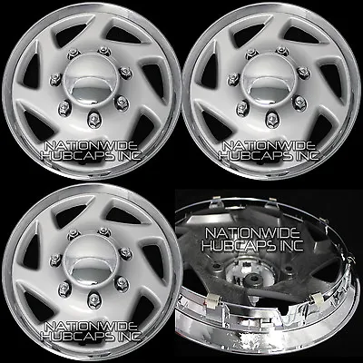 Set Of 4 FORD E150 Econoline VAN 15  Hub Caps 5 Lug Wheel Rim Covers Center Hubs • $89.99