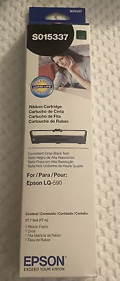 Epson Ribbon Cartridge S015337 LQ590 57.7 Feet  • $9.90