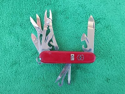 Victorinox Swiss Army Deluxe Tinker 91mm Folding Pocket Knife W/ Gold Emblem • $49.99