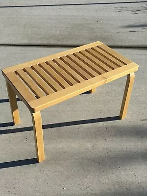 Alvar Aalto 1970s Birch Bench 153 B  By Artek Imported By ICF • $750