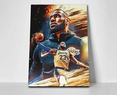 $19.95 • Buy Lebron James Poster Or Canvas - Lakers