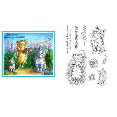 £4.19 • Buy Nature Fantasy Animal Silicone Clear Stamps Stencil For Diy Scrapbooking Cards