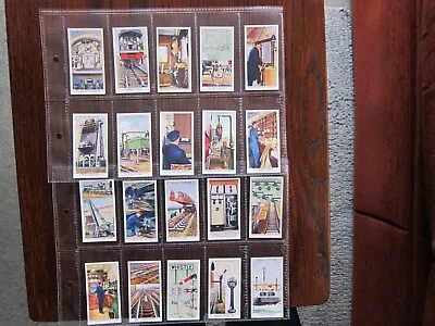 WILLS CIGARETTE CARDS RAILWAY EQUIPMENT 1939 SET (IN SLEEVES) Vgc • £3