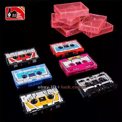 THF-01p6 G1 Soundwave Audio Cassette 6-Tape 5cm 2in Robot Toy Action Figure Gift • $37.47