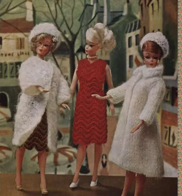 £2.89 • Buy Knitting & Crochet Pattern Copy 2336.  Dolls Clothes Outfits For Barbie Sindy