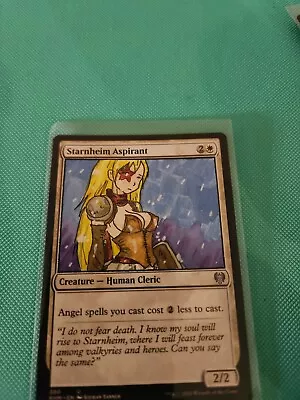 MtG Starnheim Aspirant Full Magic Altered Hand Painted Art Original Alter • $39