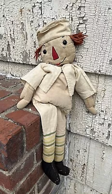 Antique Volland Style Raggedy Andy Doll Johnny Gruelle Hard To Find No Pants • $159.99