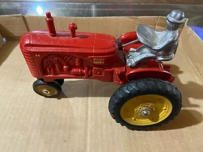 Massey Harris 44 33 30 Toy Tractor NICE RESTORED 1/16 Silk MH Original Tires • $247.95