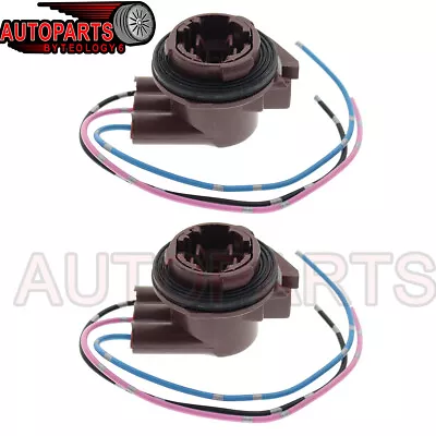 2pcs 3157 4157 Bulb Socket Brake Turn Signal Light Harness Wire Plug Connector • $8.89