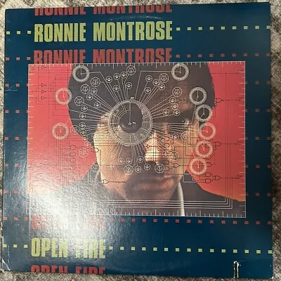 Ronnie Montrose Open Fire LP (saw Cut) • $5